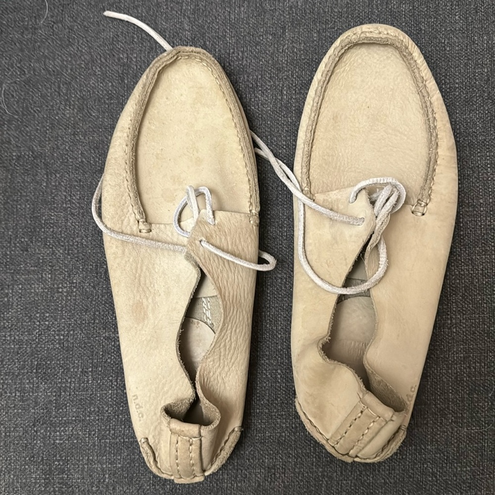 n.d.c made by hand boat shoe - Tan (size 10)